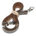 Leica III vintage brown leather camera strap for 35mm film rangefinder
