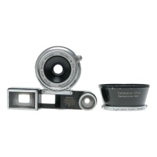 Leitz Wetzlar Summaron f=3.5cm 1:3.5 Leica M RF camera lens goggles shade hood