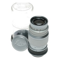 Leitz Wetzlar Elmar f=9cm 1:4 Leica M39 RF camera lens in keeper
