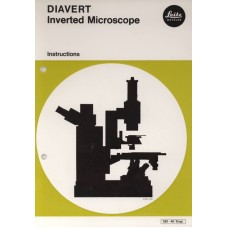Leitz diavert inverted microscope instructions manual