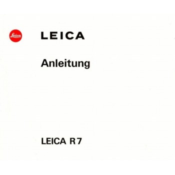 Leica r7 kamera anleitung leitz wetzlar