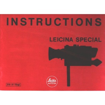 Leicina special leitz camera instruction manual
