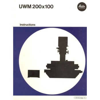 Leitz uwm 200x100 operating instructions manual