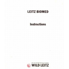 Leitz leica wild biomed operating instructions manual