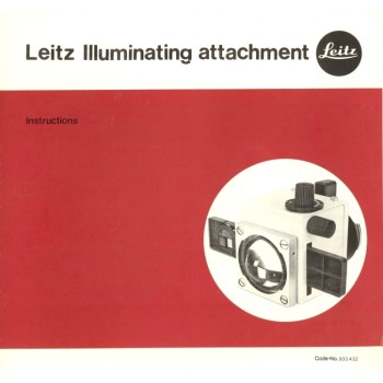 Leitz illuminating attachment instructions manual user