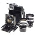 Linhof Super Technika IV 6x9 full set 3x Zeiss lenses Sonnar Planar Biogon xtras