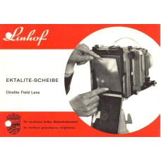 Linhof ektalite-scheibe field lens groundglass manual