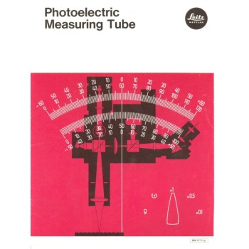 Leitz photoelectric measuring tube instruction manual