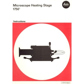 Leitz microscope heating stage 1750 instructions manual