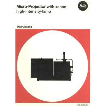 Leitz micro-projector xenon lamp operating instructions