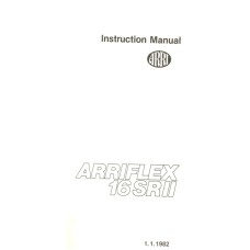 Arriflex 16srii sr2 instructions manual