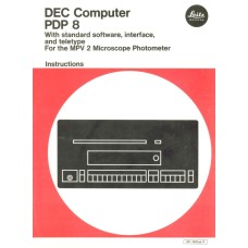 Leitz dec computer pdp8 for microscope photometer mpv 2