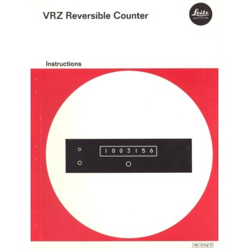 Leitz leica vrz reversible counter instructions manual