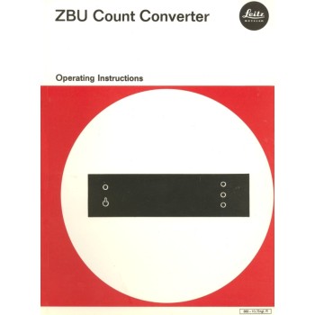 Leitz leica zbu count converter operating instructions