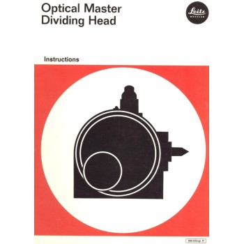 Leitz optical master dividing head instructions manual