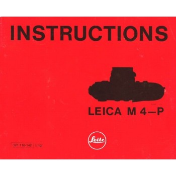 Leica m4-p camera instructions user manual book