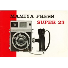 Mamiya press super 23 camera instruction manual