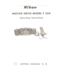 Nikon motor drive f250 operating instructions kogaku