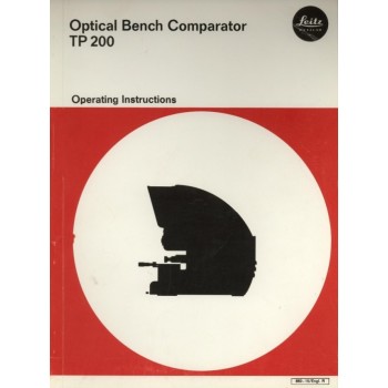 Leitz optical bench comparator tp200 instructions