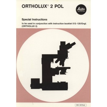 Leitz ortholux 2 pol special microscope instructions