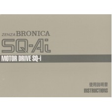 Bronica zenza sq-ai motor drive sq-i instruction manual