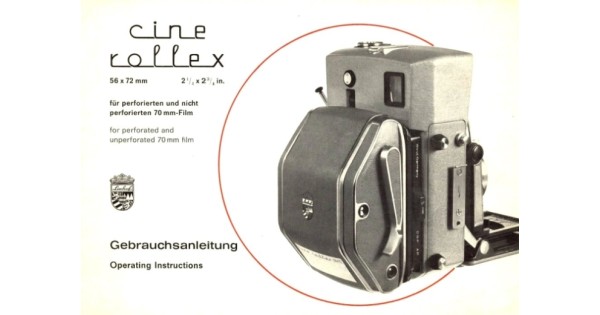 Dos Film Linhof Cine Rollex 56x72 Pour Technika – Occasion état Correct