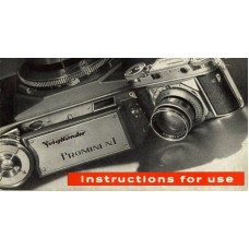 Voigtlander prominent 35mm camera instructions for use