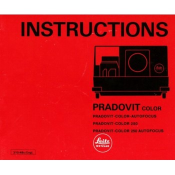 Leitz prodavit color autofocus 250 instructions leica
