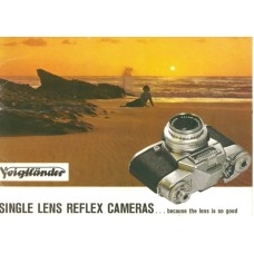 Voigtlander single lens reflex caemras brochure