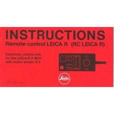 Leica r instructions remote controller r leitz