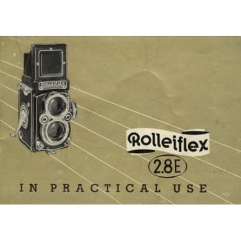 Rolleiflex 2.8e in practical use instruction manual tlr