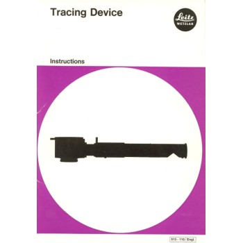 Leitz microscope tracing device instructions manual