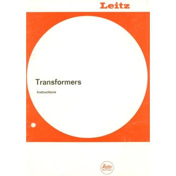 Leitz microscope transformers instructions manual