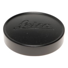 Leica vintage Black Lens Cap metal Push On balck velvet