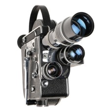Bolex H16 Reflex 16mm Movie Camera with 3 Lenses set