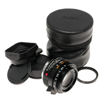 Leica Summicron-M 35mm f/2 ASPH Lens case Hood Filter Leica Summicron-M 35mm f/2 ASPH Lens case Hood Filter