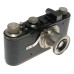 Leica I Black paint #31127 Leitz Elmar 3.5/50 mm hockey stick cap