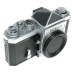 Nikon F chrome SLR vintage 35mm film camera body with manual beautiful