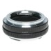 Leitz 14127F Wetzlar black M to R lens adapter aperture