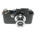 Leica III Black paint RF camera Leitz Elmar 5cm 1:3.5 lens