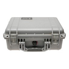 Pelican 1450 Protector Case Silver Grey Waterproof Hard Case