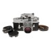 Leica M2 Chrome Camera Leitz Summicron 50mm f2 DR Meter MR
