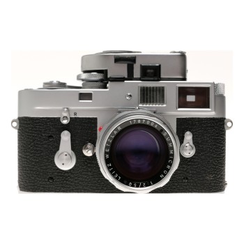 Leica M2 Chrome Camera Leitz Summicron 50mm f2 DR Meter MR