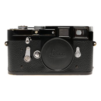 Leica M3 Black Paint Rangefinder Restored by Cameraworks-UK