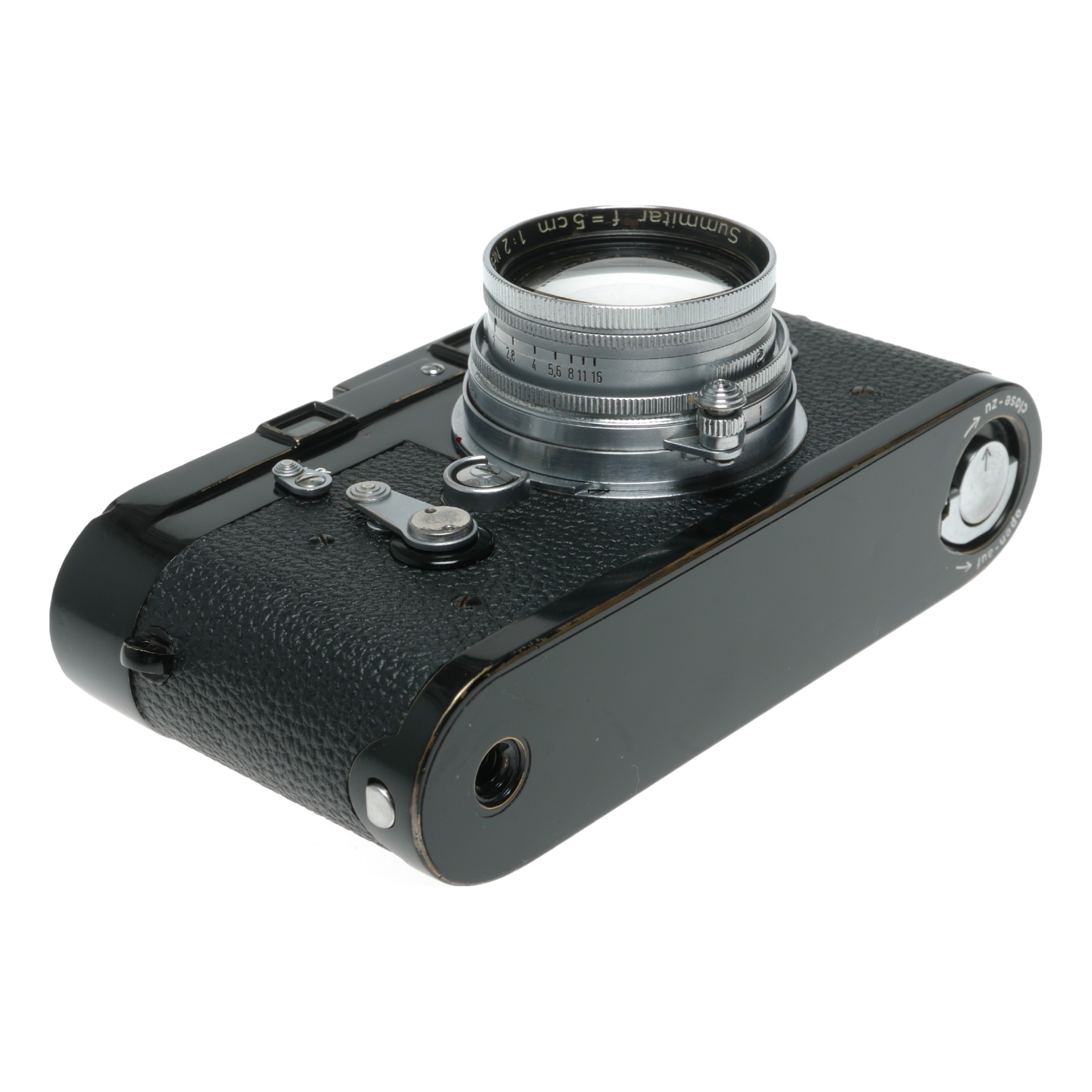 Buy leica m3 film camera black re paint summitar 5cm f2 lens