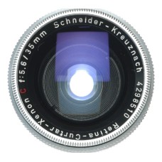 Schneider Retina-Curtar-Xenon C 35mm f/5.6 camera Lens w/ Case
