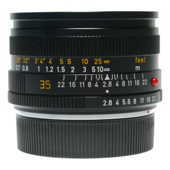 Leica Elmarit-R 35mm SLR f/2.8 3-Cam Lens caps case