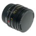 Leica Elmarit-R 35mm SLR f/2.8 3-Cam Lens caps case