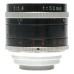 Switar 50mm f/1.4 H16 RX C-Mount Bolex camera lens