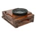 View camera vintage film antique wooden LUC shutter bellows